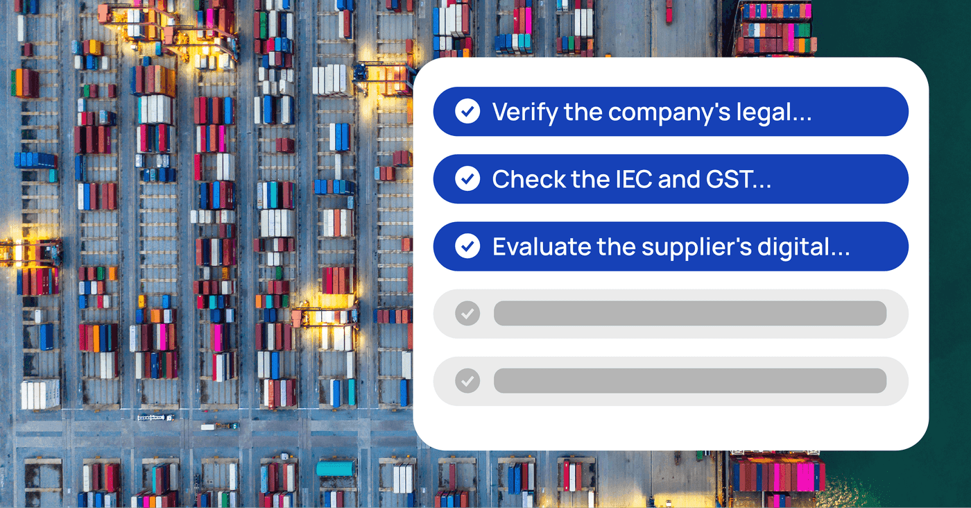 How to Verify an Indian Export Supplier