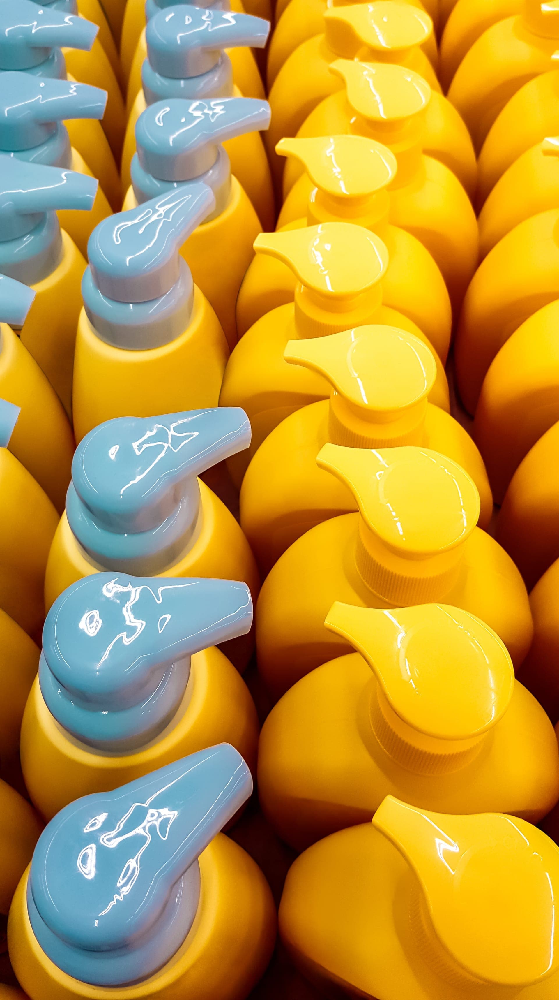 Colored plastic bottles for personal care packaging